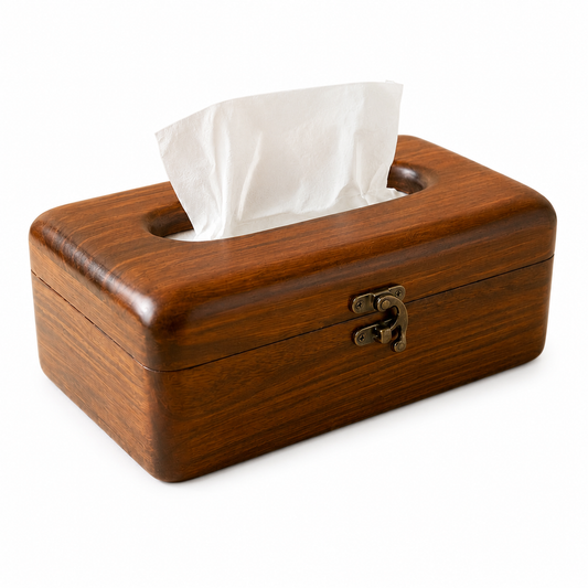 Handcrafted Sheesham Wood Tissue Box | Premium Decor CRAFT WOOD