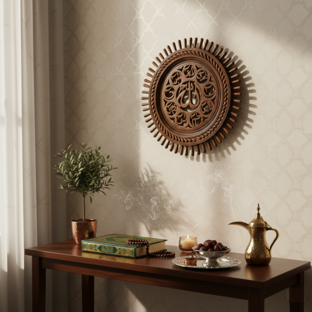 Handmade Wooden Islamic Wall Art