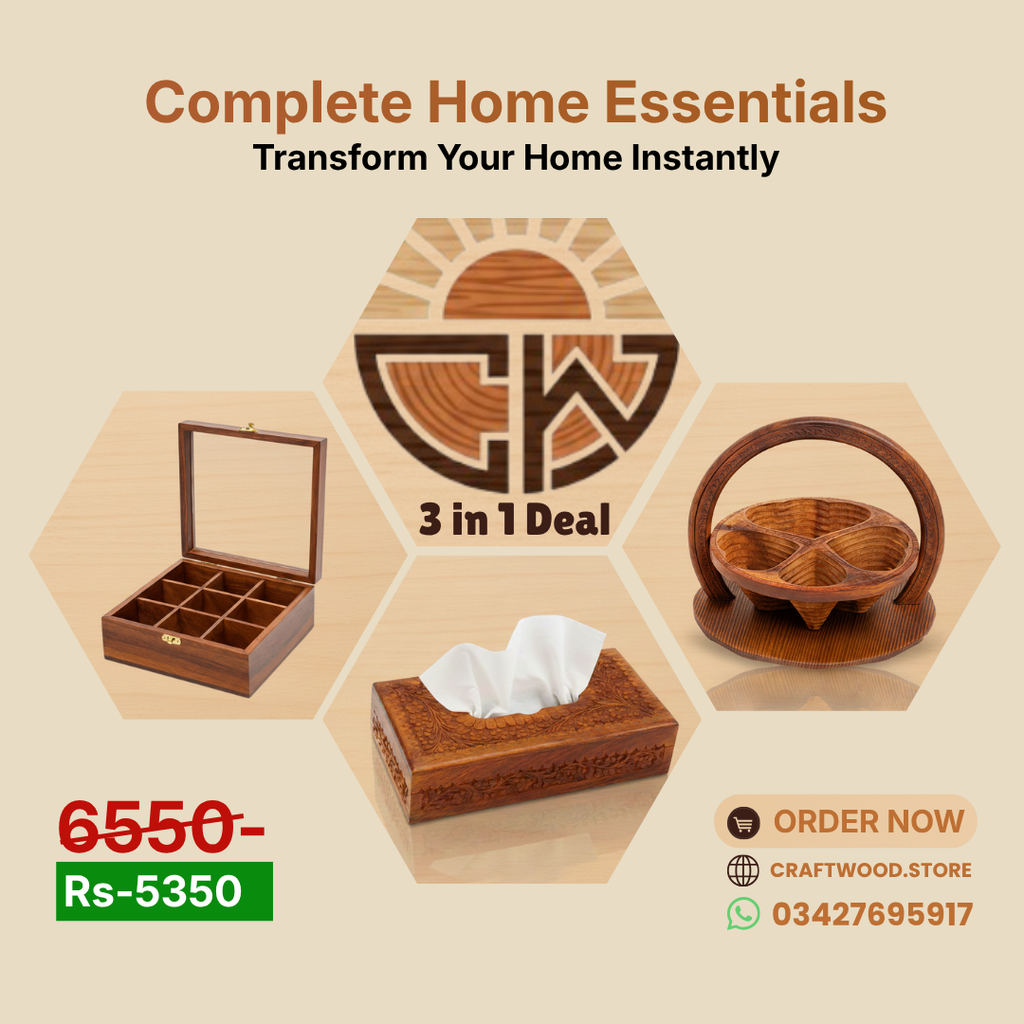 Premium Masala Box & Dry Fruit Tokri with Tissue box