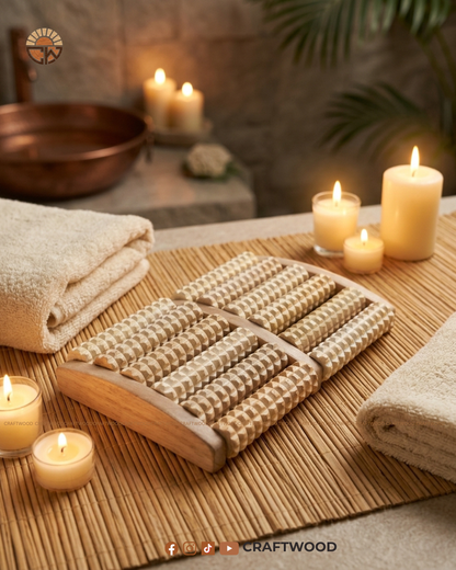 Wooden Foot Massager||CRAFTWOOD— Relieve Tired Feet in 10 Minutes a Day