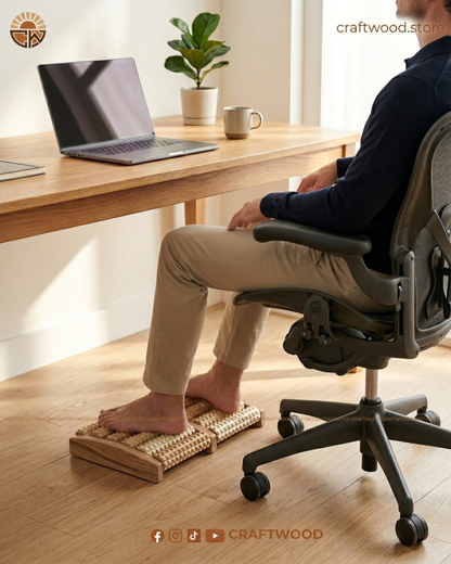 Wooden Foot Massager||CRAFTWOOD— Relieve Tired Feet in 10 Minutes a Day