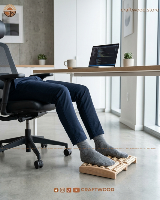 Wooden Foot Massager||CRAFTWOOD— Relieve Tired Feet in 10 Minutes a Day