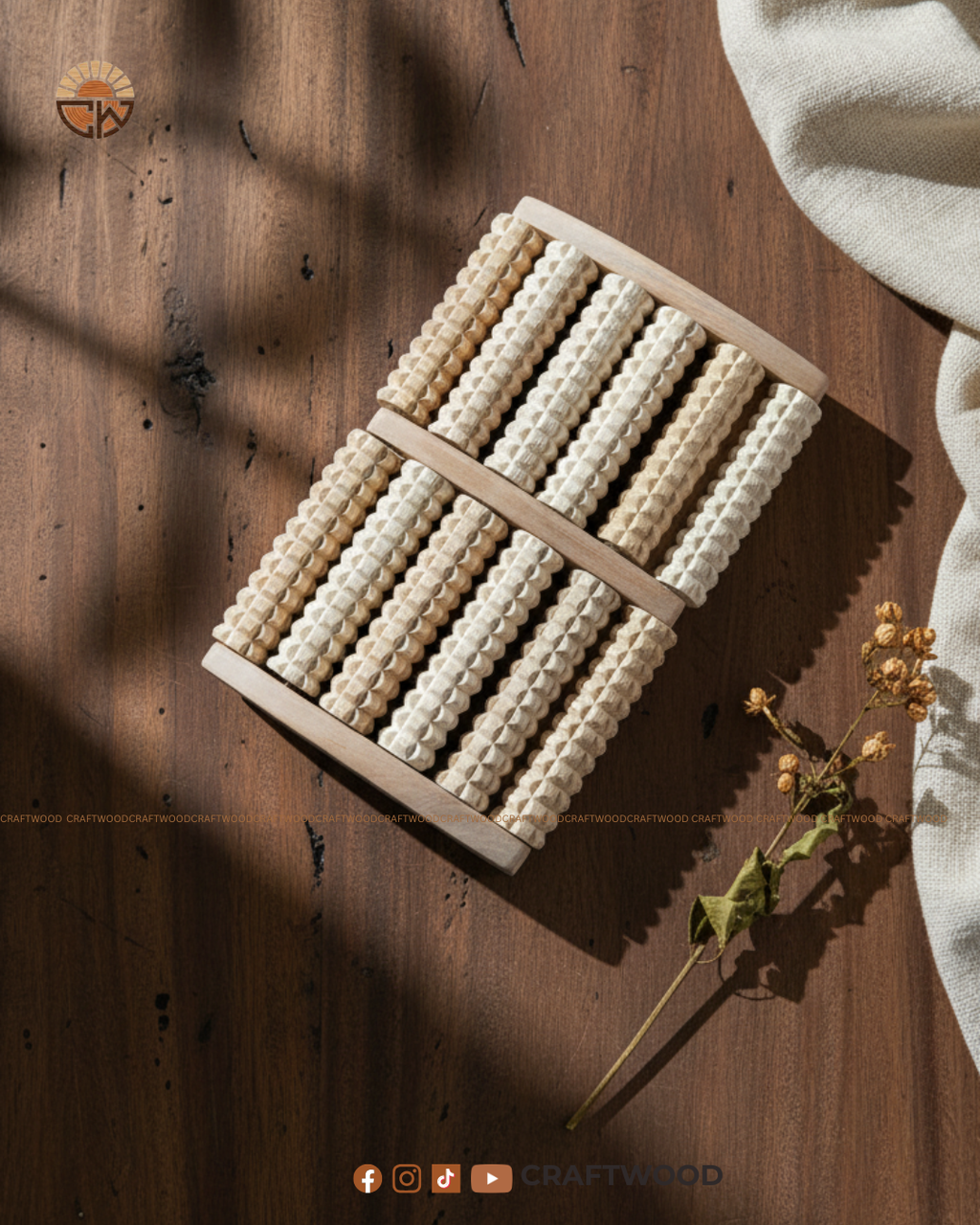 Wooden Foot Massager||CRAFTWOOD— Relieve Tired Feet in 10 Minutes a Day