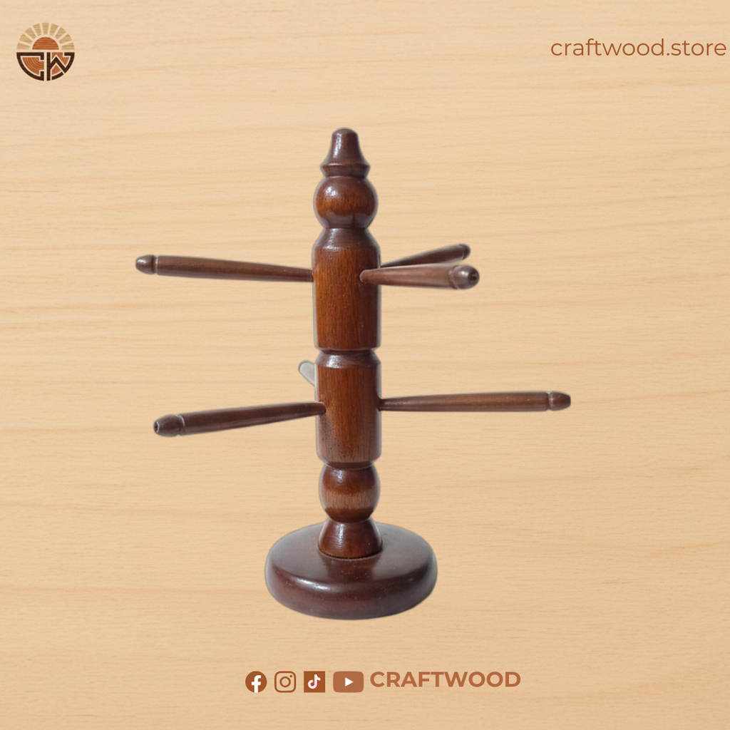 Handmade Wooden Bangle Stand – Bracelet Holder & Organizer