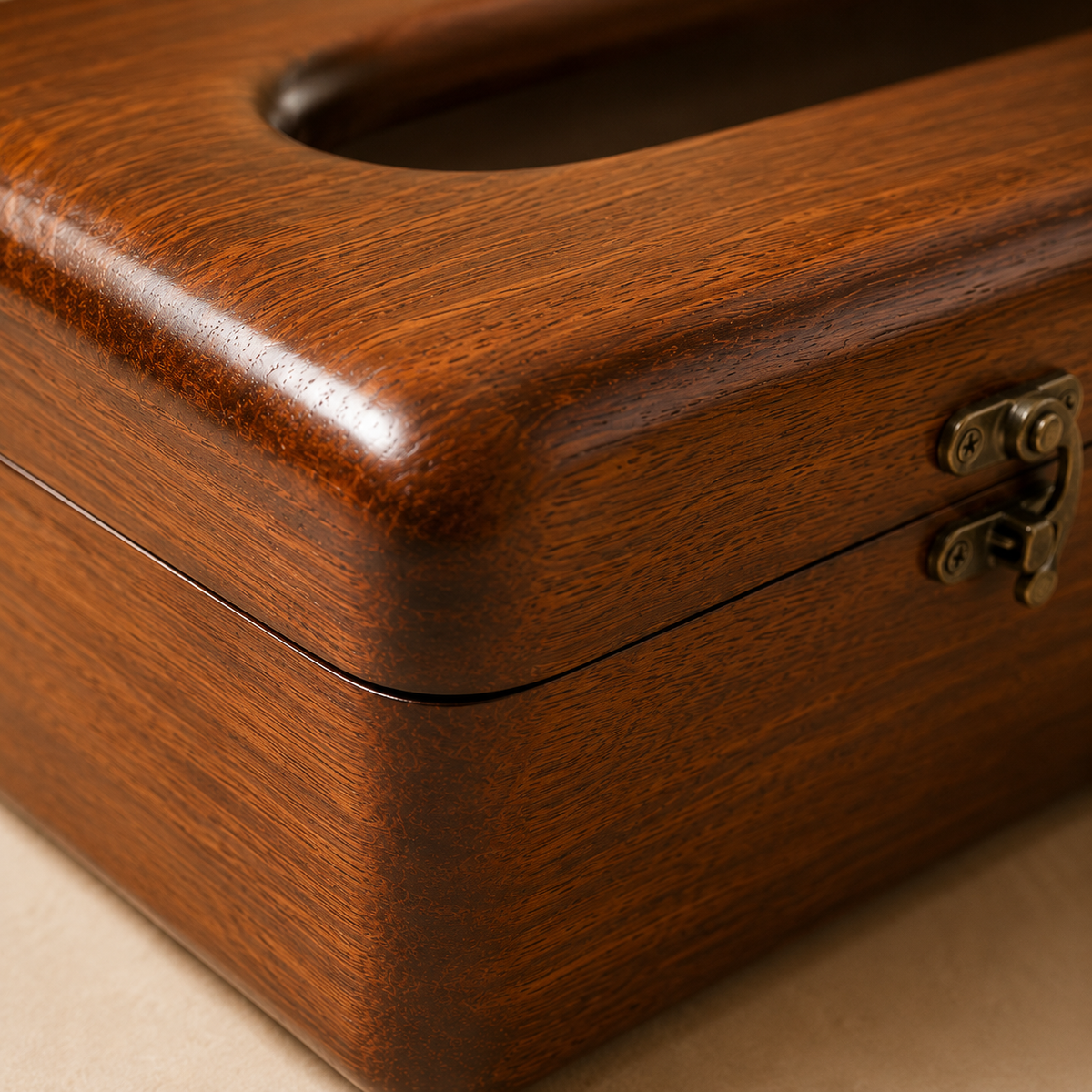 Handcrafted Sheesham Wood Tissue Box | Premium Decor CRAFT WOOD