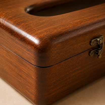 Handcrafted Sheesham Wood Tissue Box | Premium Decor CRAFT WOOD