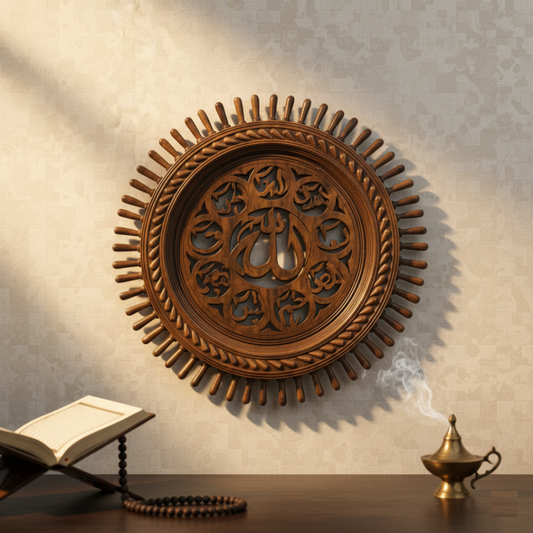 Handmade Wooden Islamic Wall Art